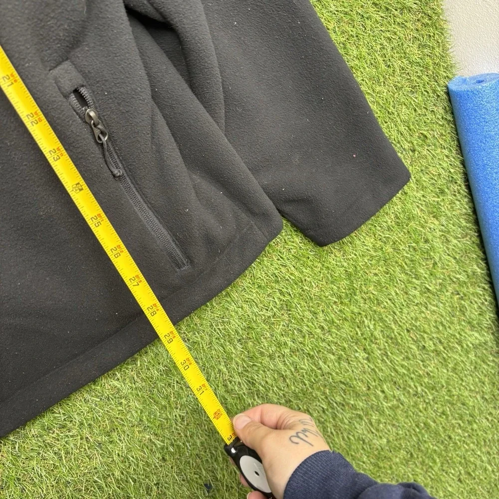 The North Face Jacket Mens XL Black Full-Zip Polyester Fleece Stand-Up Outdoor